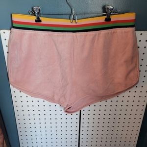 Wild Fable size Large velour‎ retro shorty shorts